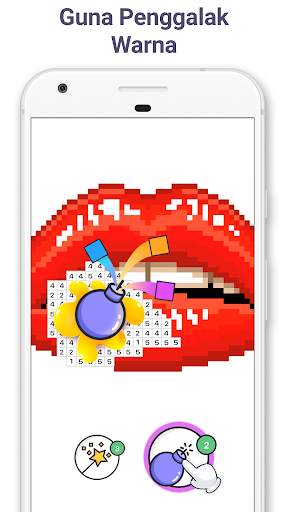 Pixel Art - warna ikut nombor screenshot 5