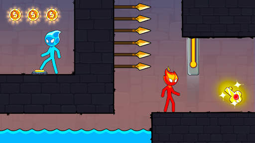 Stickman Red boy and Blue girl screenshot 4
