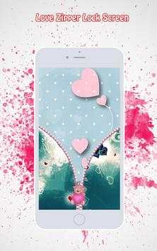 Love Zipper Lock Screen screenshot 5
