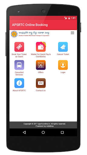 APSRTC screenshot 2