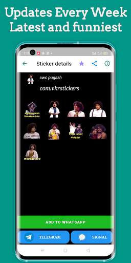 Tamilstickers for WA and Telegram screenshot 5