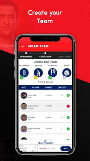Dream Team 11- Cricket Prediction Tips for Dream11 screenshot 3