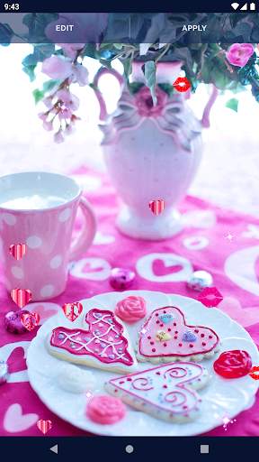 HD Pink Girly Live Wallpaper screenshot 7