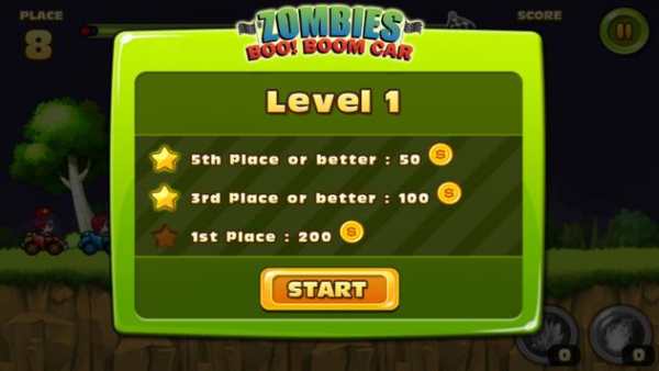 Zombies Boo Boom Car : Speed Car Racing Game screenshot 7