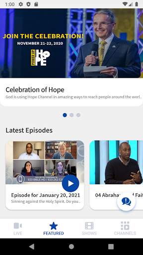 Hope Channel 1 تصوير الشاشة
