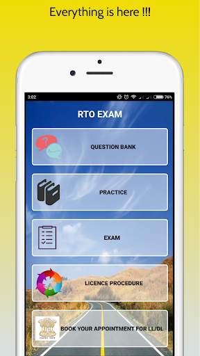 RTO Driving Licence Exam screenshot 1