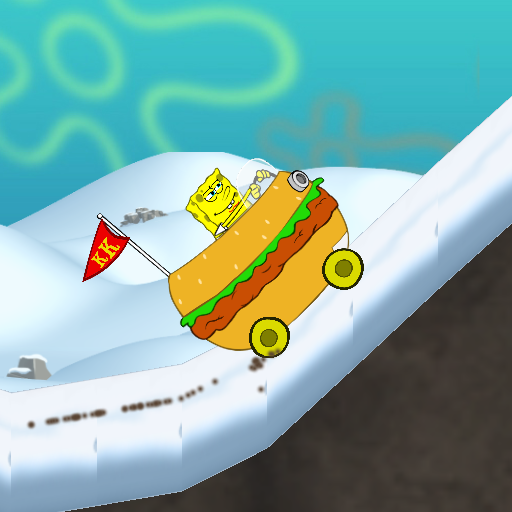 Sponge Kraby Car Hill Racing icon