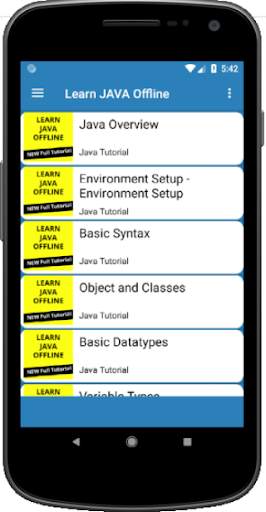 Learn JAVA Offline screenshot 1