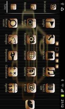My Gold theme GO launcher EX screenshot 4