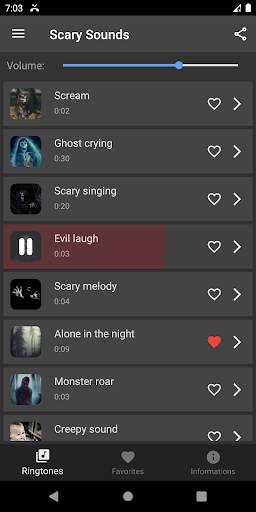 Scary horror sounds screenshot 6