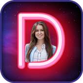 Neon Text Frame Photo Editor - Blend Me Collage 1.0