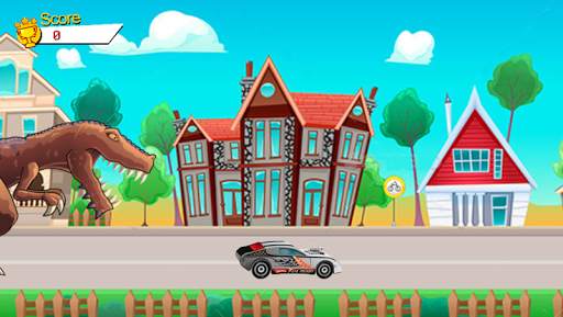Highway Racer T-Rex 1 تصوير الشاشة