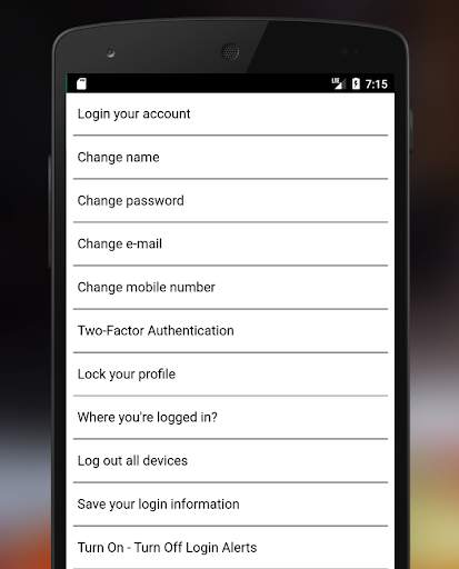 Settings for Facebook 2 تصوير الشاشة