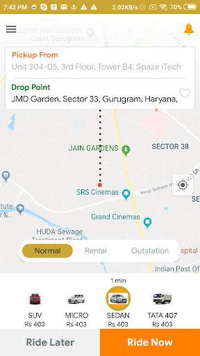 Namo Taxi Passenger screenshot 2