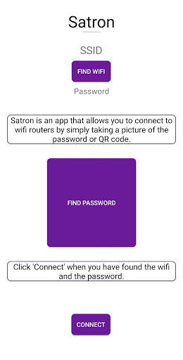 Satron - Take Pictures to Connect to WiFi screenshot 1