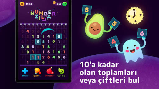 Numberzilla - Bulmaca oyunları screenshot 13