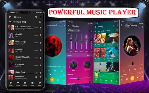 Music Player Pro-Powerful Mp3 Audio Player (No Ads screenshot 1