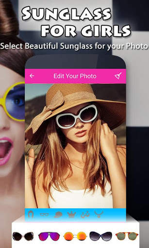 Girls Sunglass Photo Editor screenshot 2