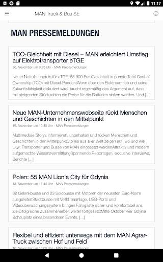 MAN Truck & Bus SE - myMAN screenshot 6