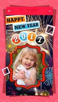 New Year Photo Frame Edit 2017 screenshot 3
