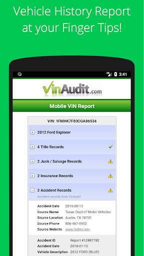 Free VIN Check Report & History for Used Cars Tool screenshot 2