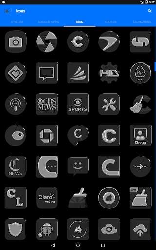 Grayscale Icon Pack screenshot 22