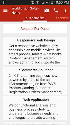 World Vision Softek screenshot 2