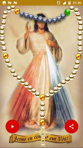 Holy Rosary Mercy in French with audio offline screenshot 4