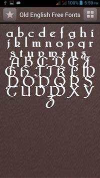 Old English Font Style скриншот 4