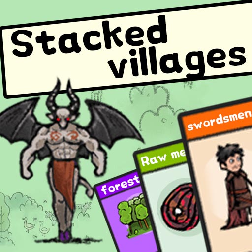 Stacked villages icon