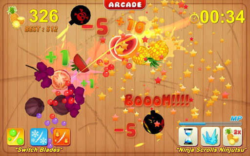 Fruit Cutting Spiel screenshot 3