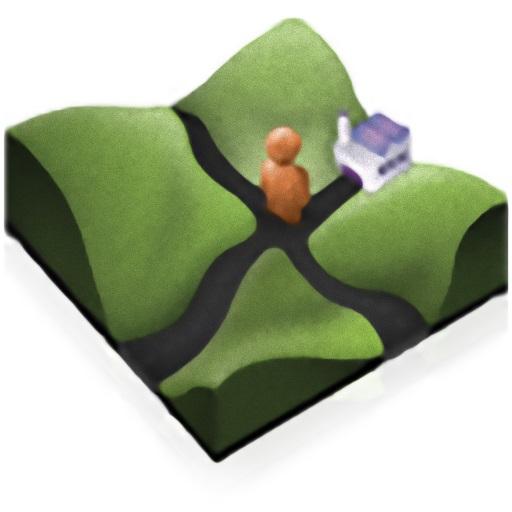 BeiDou satellite coordinates icon