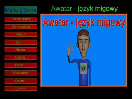 Awatar - język migowy screenshot 2