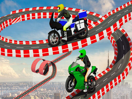 Stunt Bike Impossible Tracks-Race Moto Drive Game screenshot 12