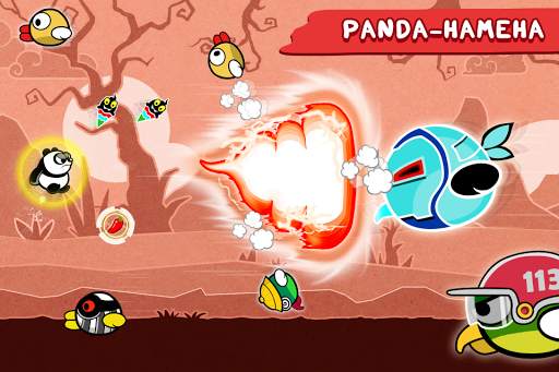 Hate Birds: Panda's Tiny Wings screenshot 2