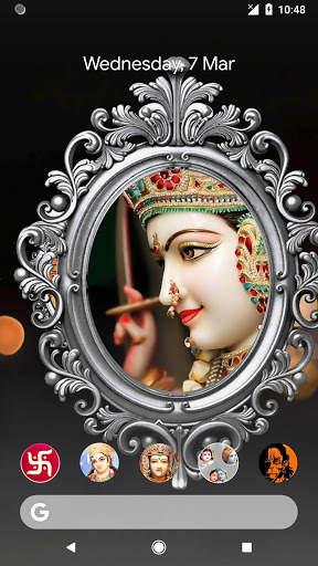 Maa-Durga Live Wallpaper 3 تصوير الشاشة