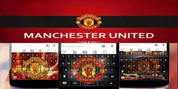 Soft Keyboard Manchester Red Devils screenshot 1