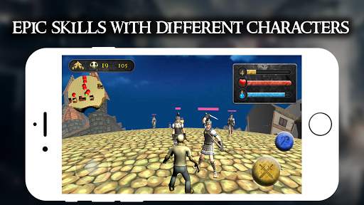 Zombie Vs Knight - Endless Battle Run screenshot 4