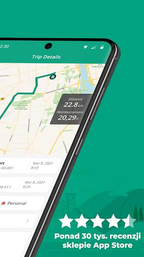 Kilometrówka Driversnote screenshot 2
