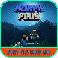 morph plus addon for minecraft logo