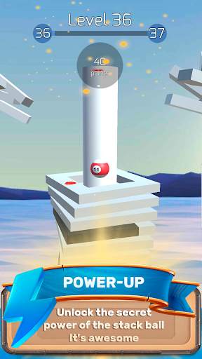 The Stack Tower : Ball Fall game 3d stick blocks ☄ screenshot 1