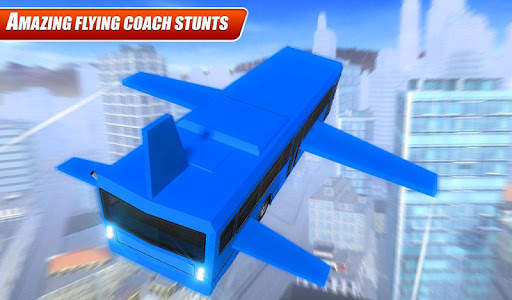 Impossible Flying Bus Stunts screenshot 13