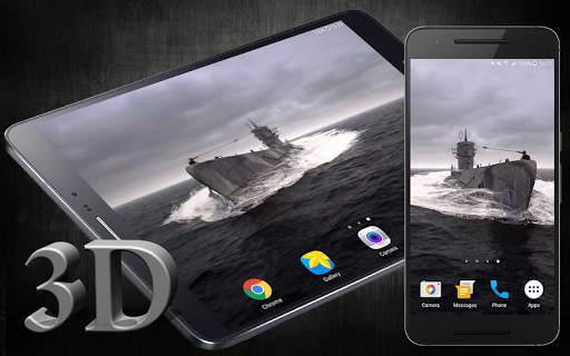 Submarine 3D Live Wallpaper screenshot 1