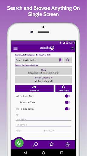 Classified Searcher : Craigslist Search App screenshot 1