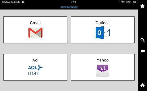 Email Manager Free 1 تصوير الشاشة