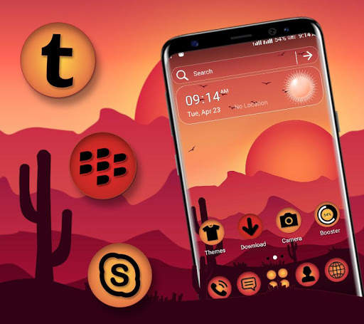 Sunrise Painting Launcher Theme screenshot 5