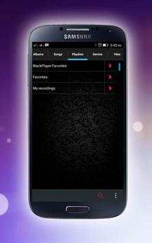 Black Music Player Android screenshot 4