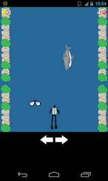 diver shark game screenshot 1