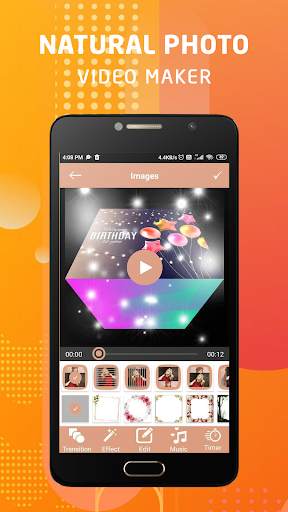 Nature Effect Photo Video Maker screenshot 1