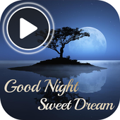 Good Night Video Status: Good Night HD Status 2020 आइकन